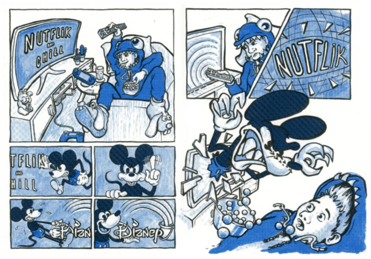 Strip voor zine Janken op Maandag